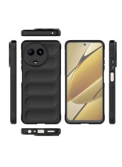 Generic Realme 11 5G (Global) Original Magic Shield Shock-Resistant Case Cover with Ultra Protection and Soft Padded Interior - Black  - Image 1