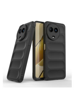 Generic Realme 11 5G (Global) Original Magic Shield Shock-Resistant Case Cover with Ultra Protection and Soft Padded Interior - Black  - Image 2