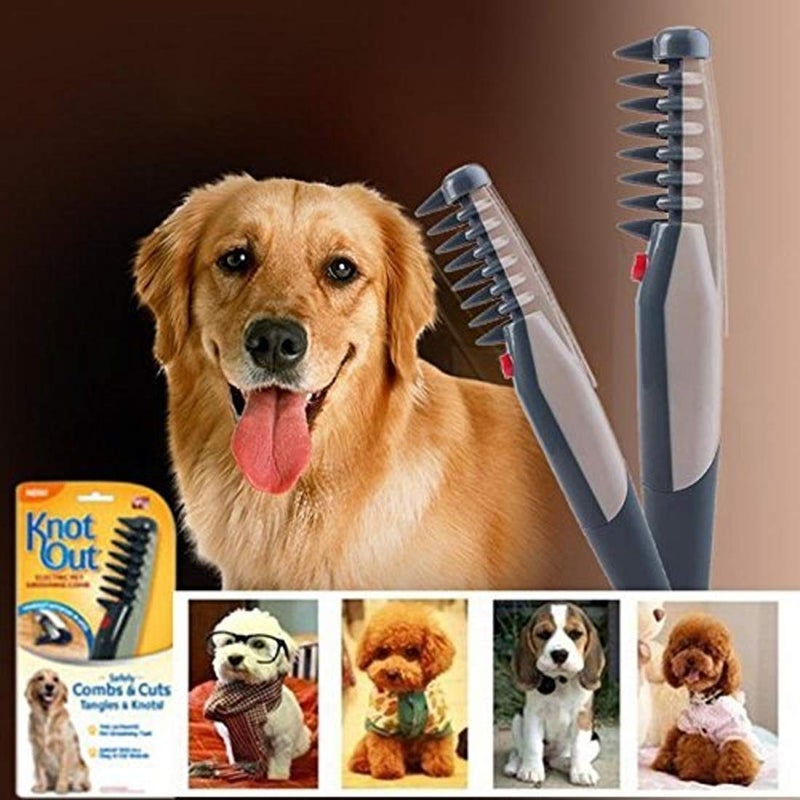 EBOFAB Electric PET Grooming Comb Hair Trimmer for Cat/Dog Comb Brush Tool - Image 5