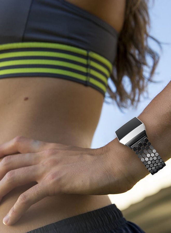Replacement Bracelet Strap For Fitbit Ionic Black - Image 4