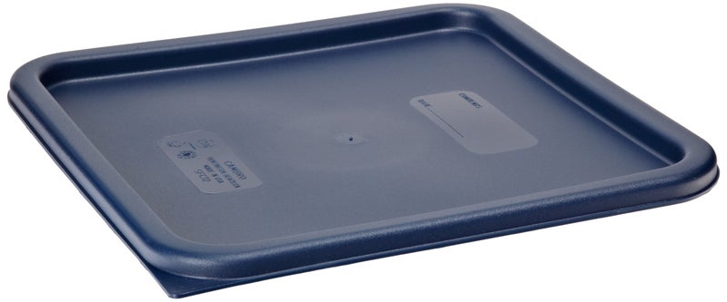 Cambro SFC12453 CamSquares Lid for 12, 18 & 22-Quart Food Storage Containers, Polyethylene, Midnight Blue, NSF - Image 1
