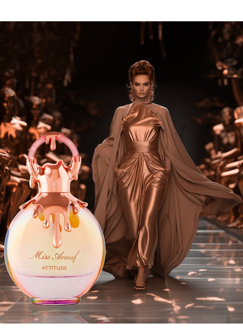 Armaf - عطر ارماف للنساء مس ارماف اتيتيود او دي بارفان 100 مل للنساء، عطر يدوم طويلاً، متعدد الالوان - Image 1