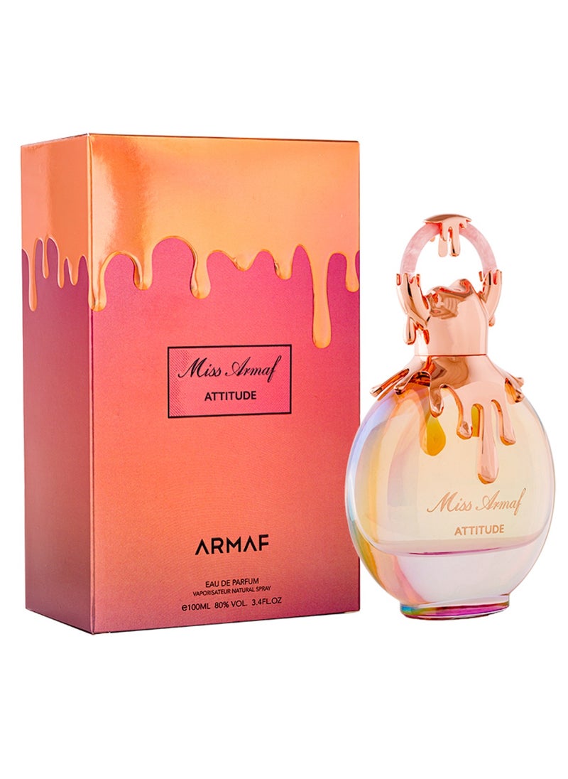 Armaf - عطر ارماف للنساء مس ارماف اتيتيود او دي بارفان 100 مل للنساء، عطر يدوم طويلاً، متعدد الالوان - Image 1