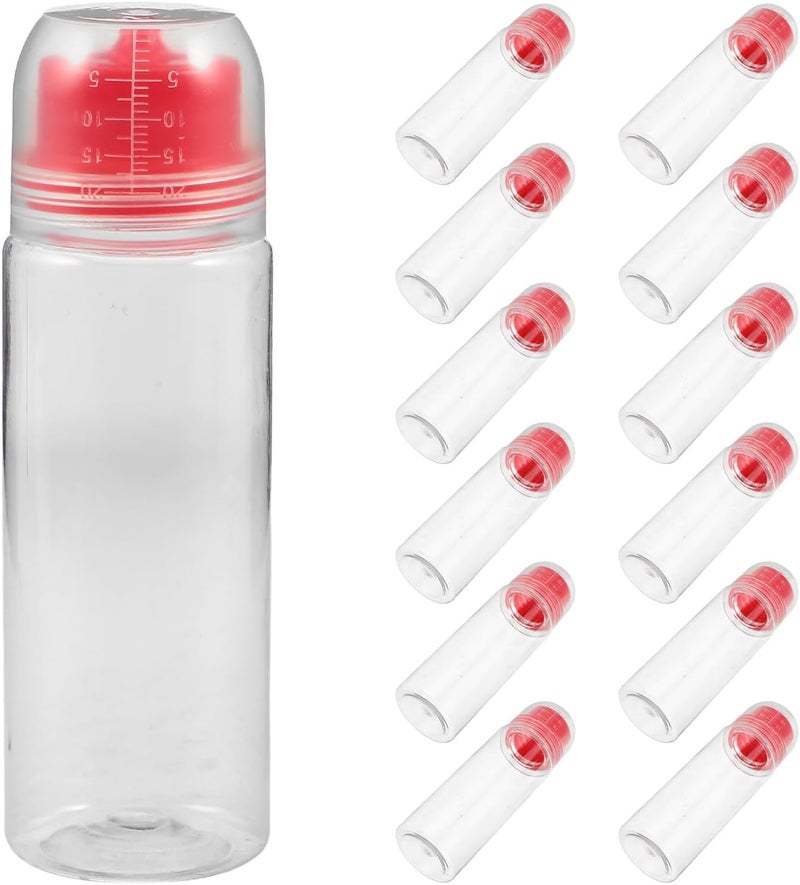 20Pcs Plastic Squeeze Bottles - 100ml/3.4oz Refillable Dispensing Containers with Graduated Cap for Liquid Chemicals - Lab Sample Empty Bottles for Travel - Image 1