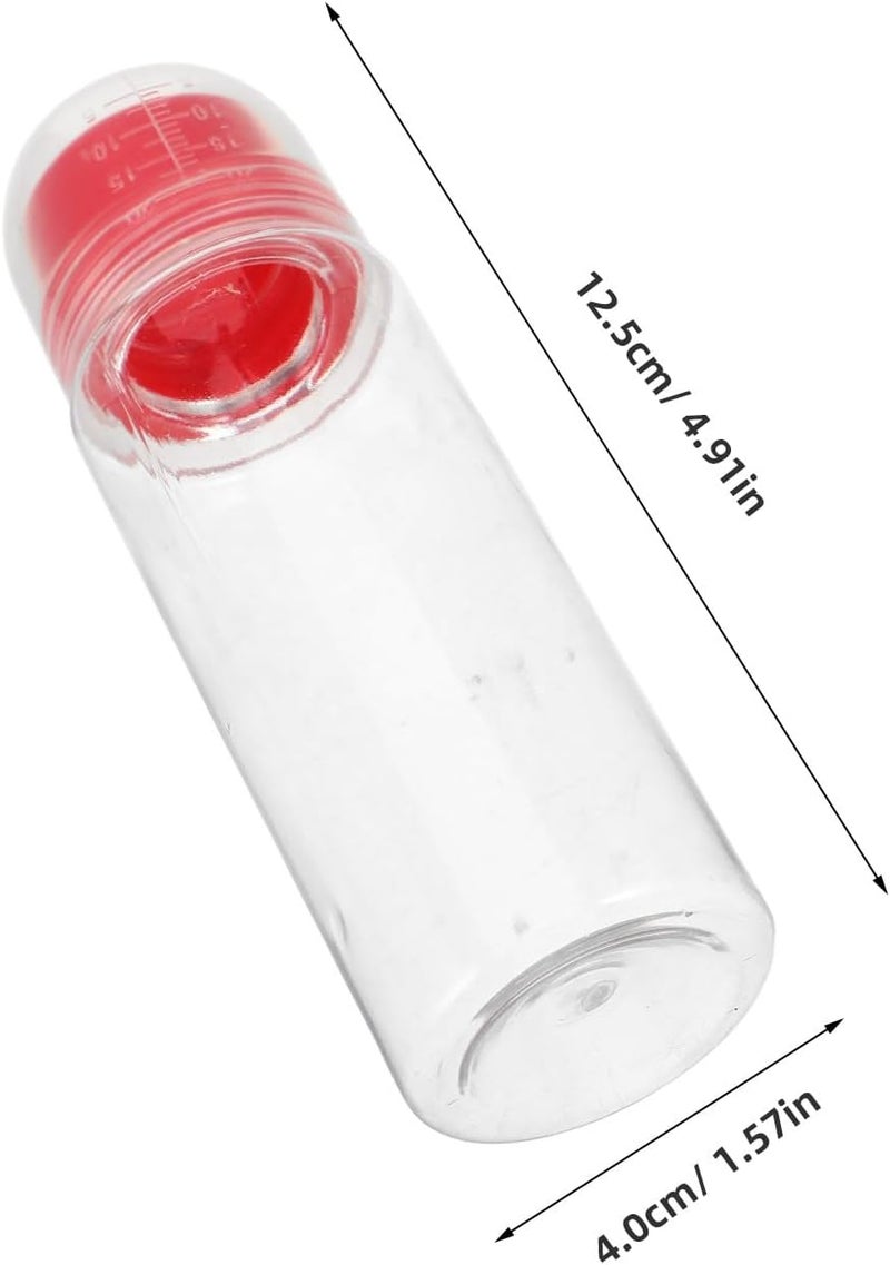 20Pcs Plastic Squeeze Bottles - 100ml/3.4oz Refillable Dispensing Containers with Graduated Cap for Liquid Chemicals - Lab Sample Empty Bottles for Travel - Image 2