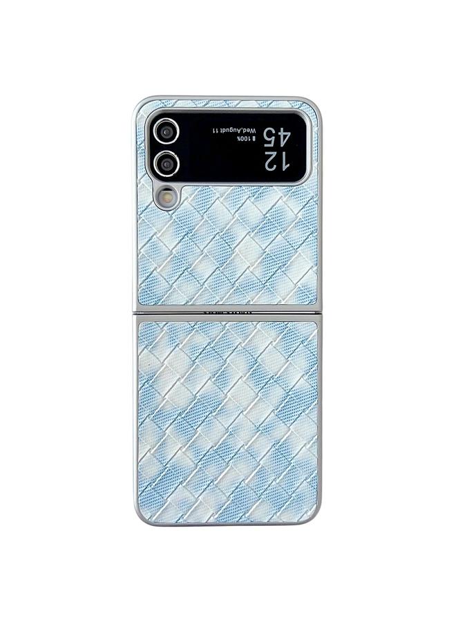 S-TOP Case For Samsung Galaxy Z Flip3 5G Colorful Woven Pattern Full Coverage Phone Case - Image 1