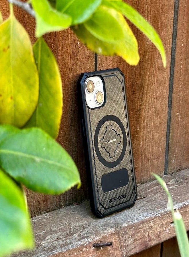 Rokform iPhone 15 Plus Case, Rugged Series Magnetic iPhone 15 Plus Cover with RokLock Twist Lock Drop Tested Protective Case (Black) - Image 4