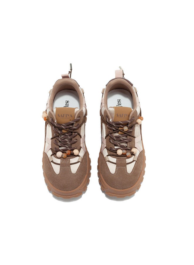 SAFIYA Saturday Platform Chunky Dad Shoes Women 2025 Autumn Retro Workwear Outdoor Height-increasing Versatile Casual Sneakers - Image 4