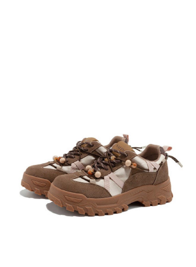 SAFIYA Saturday Platform Chunky Dad Shoes Women 2025 Autumn Retro Workwear Outdoor Height-increasing Versatile Casual Sneakers - Image 1