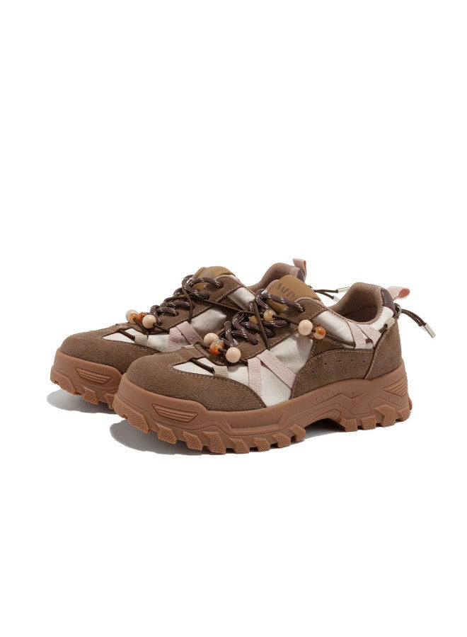 SAFIYA Saturday Platform Chunky Dad Shoes Women 2025 Autumn Retro Workwear Outdoor Height-increasing Versatile Casual Sneakers - Image 5