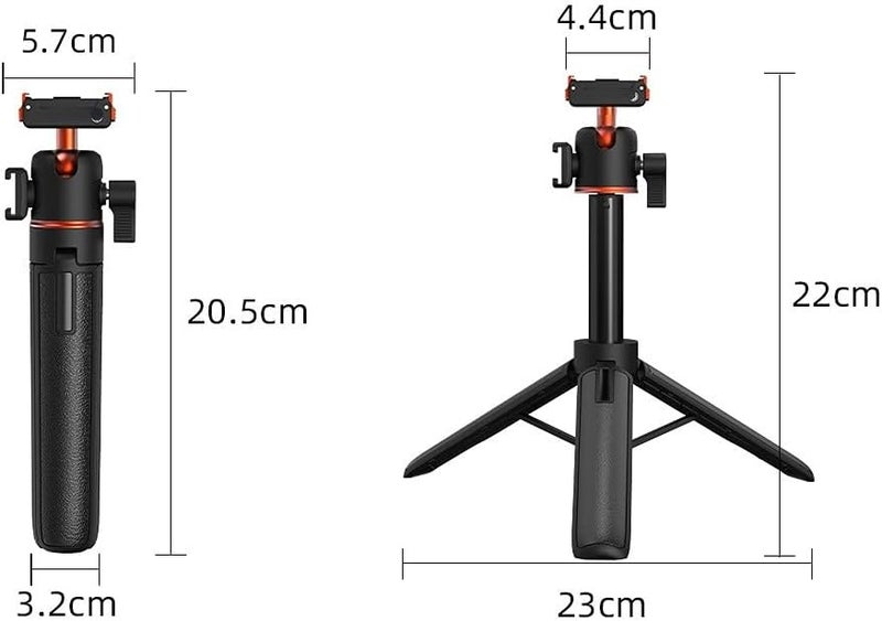 Magnetic Quick Release Tripod Selfie Stick For DJI Action 6 Extendable With 360 Ball Head