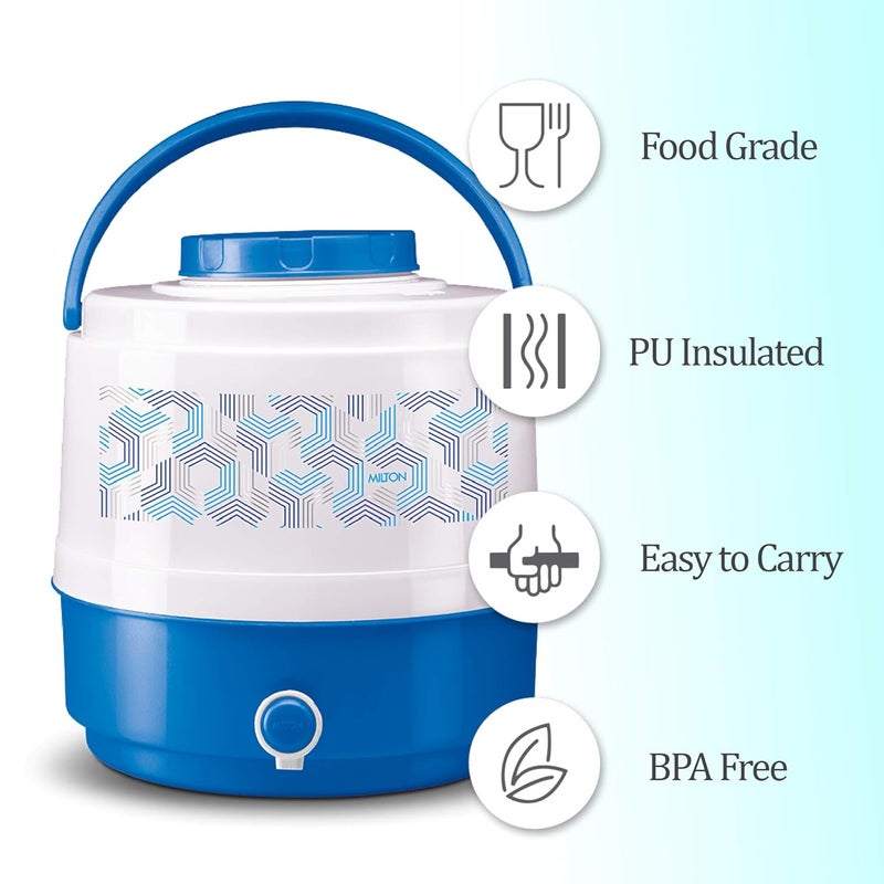 Milton Milton New Kool Musafir 15000 Insulated Water Jug 15 litres Blue - Image 2