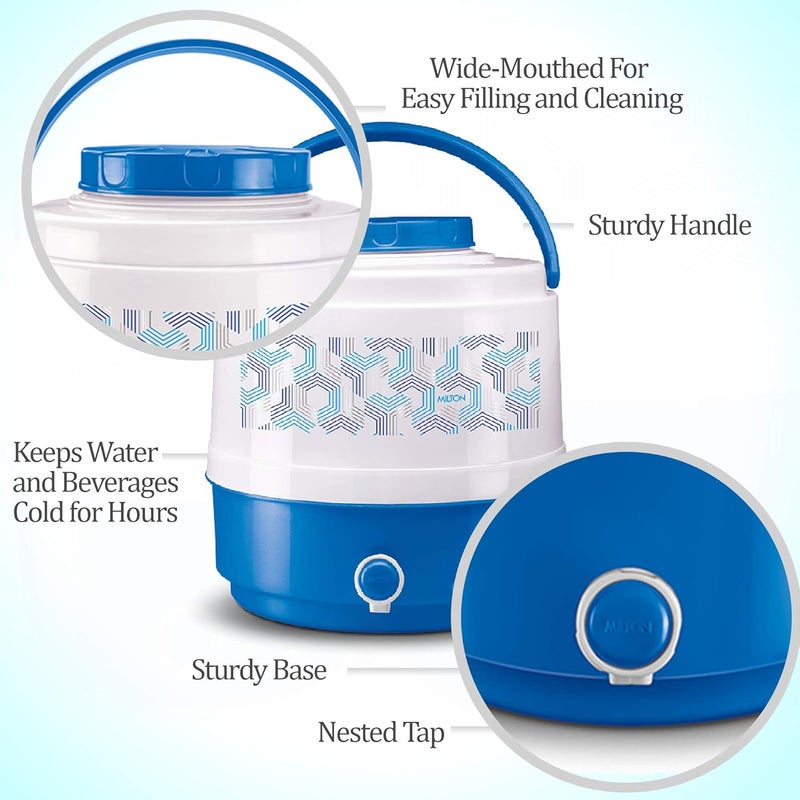 Milton Milton New Kool Musafir 15000 Insulated Water Jug 15 litres Blue - Image 3