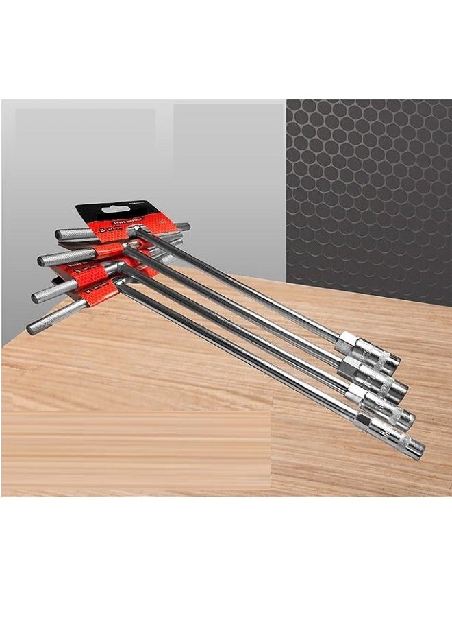 4 Pcs Hex T-Socket Spanner Set for Automobiles/Bike/Car Repair Tools Kit Socket Set (Pack of 4)