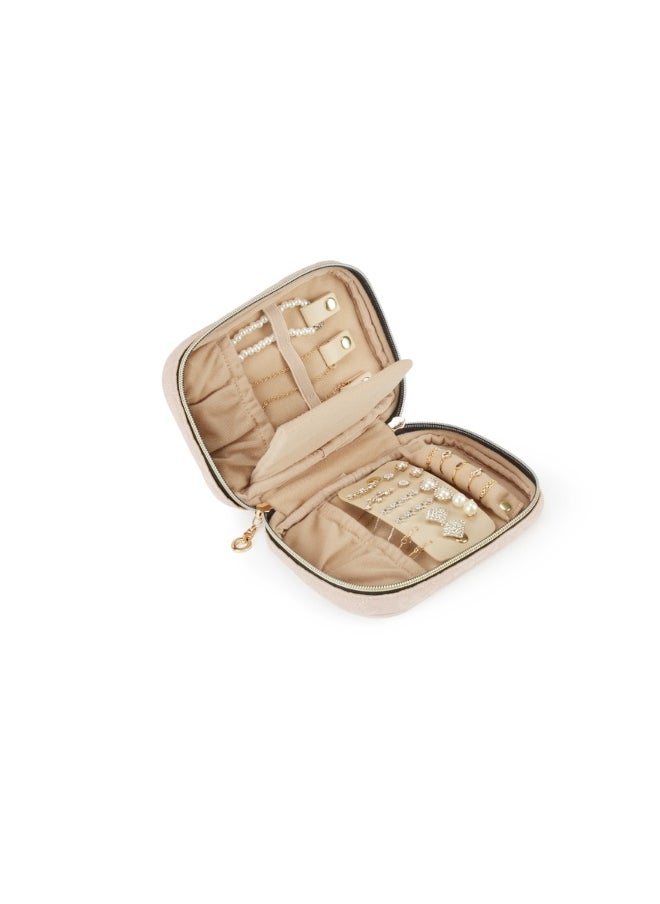 BAGSMART - BAGSMART Soft Pink Belle Jewelry Organizer - Image 1