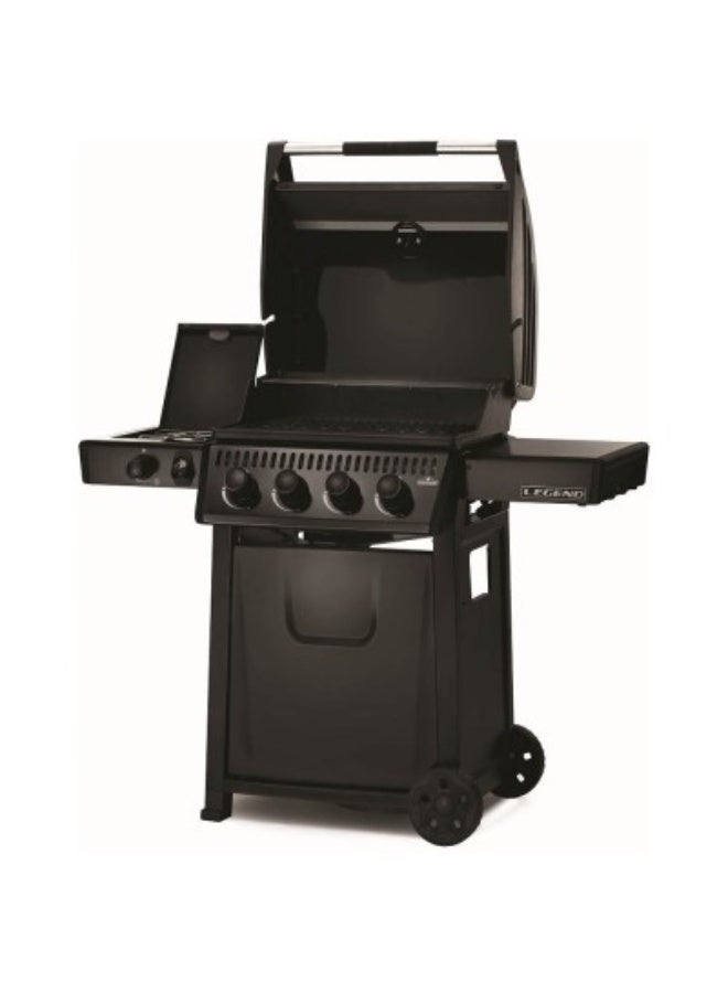 نابوليون Legend 425 Propane Gas Grill with Range Side Burner, Black - Image 3