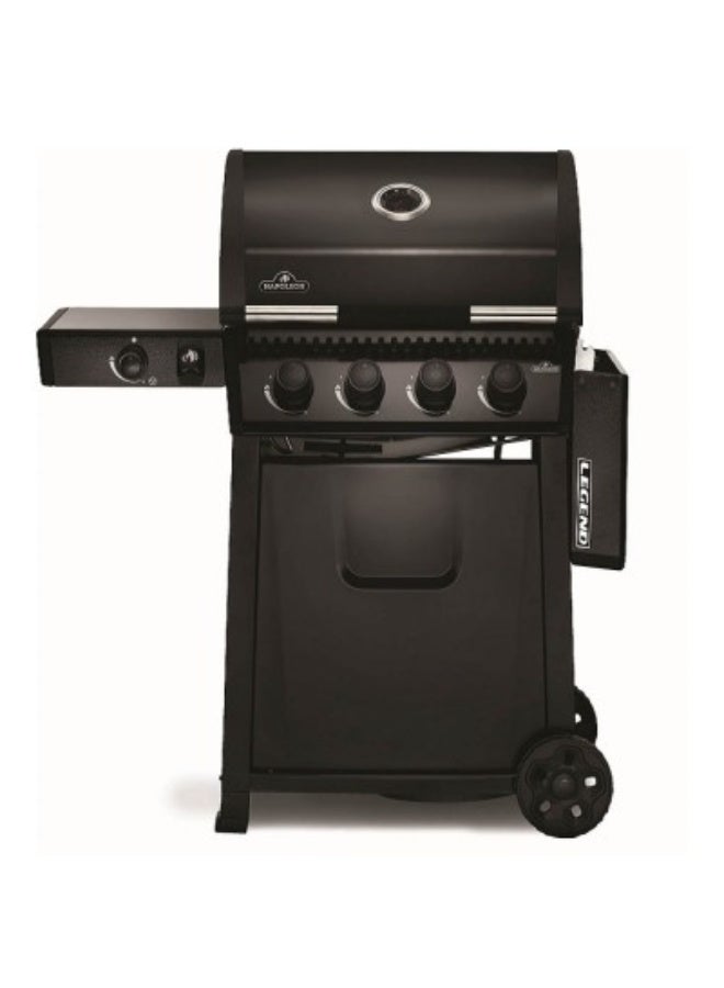 نابوليون Legend 425 Propane Gas Grill with Range Side Burner, Black - Image 2