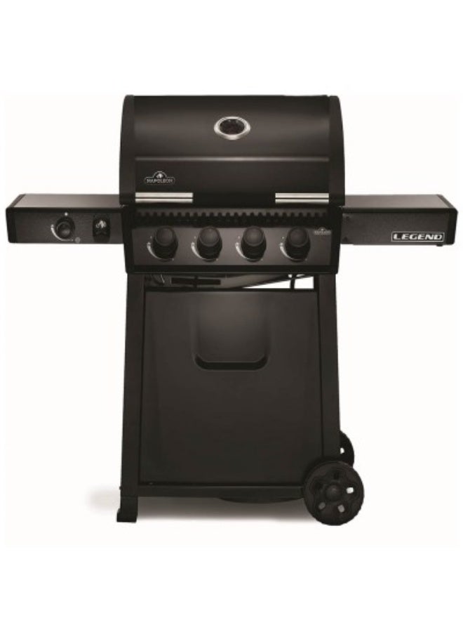 نابوليون Legend 425 Propane Gas Grill with Range Side Burner, Black - Image 1