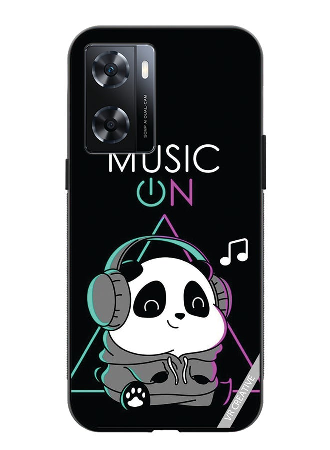VR CREATIVE Protective Case Cover For Oppo A57/A77s Music On Design Multicolour - Image 1