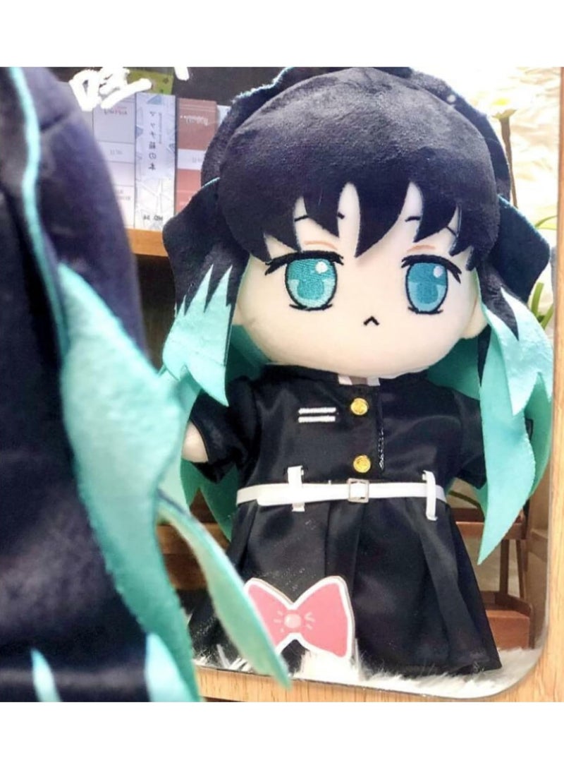 tokito Muichiro - 9.8inch Cartoon Anime Character Plush Toy Tokitou Muichiro Figure Cute Soft Pillow Cosplay Props for Kids Game Fans, - Image 2