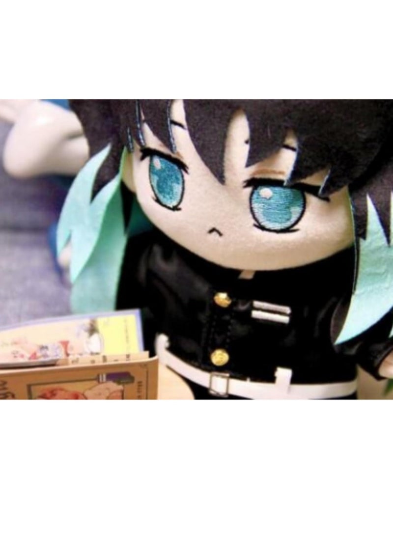 tokito Muichiro - 9.8inch Cartoon Anime Character Plush Toy Tokitou Muichiro Figure Cute Soft Pillow Cosplay Props for Kids Game Fans, - Image 3