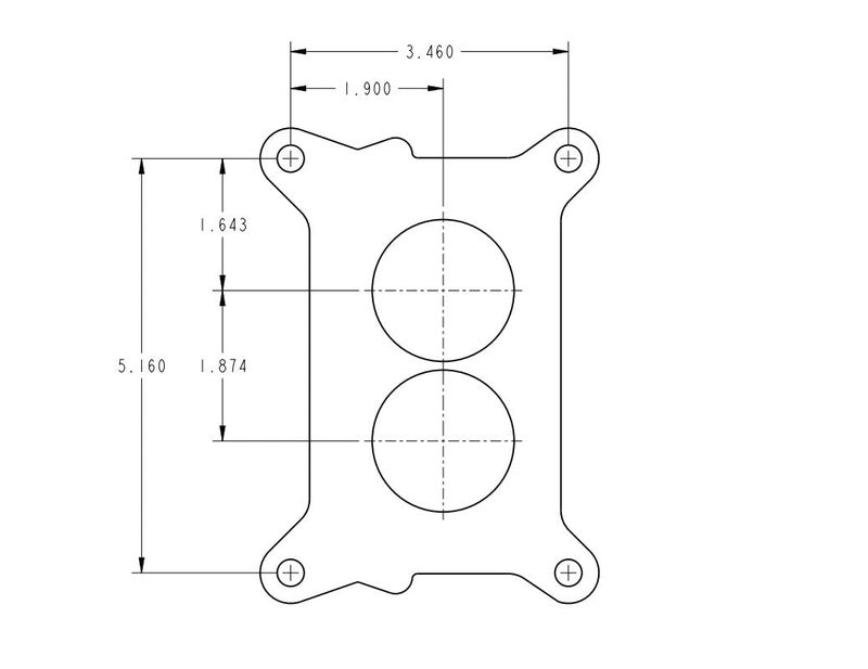 Holley HOL 0-4412S 0-4412S Model 2300 500 CFM 2-Barrel Manual Choke New Carburetor - Image 3