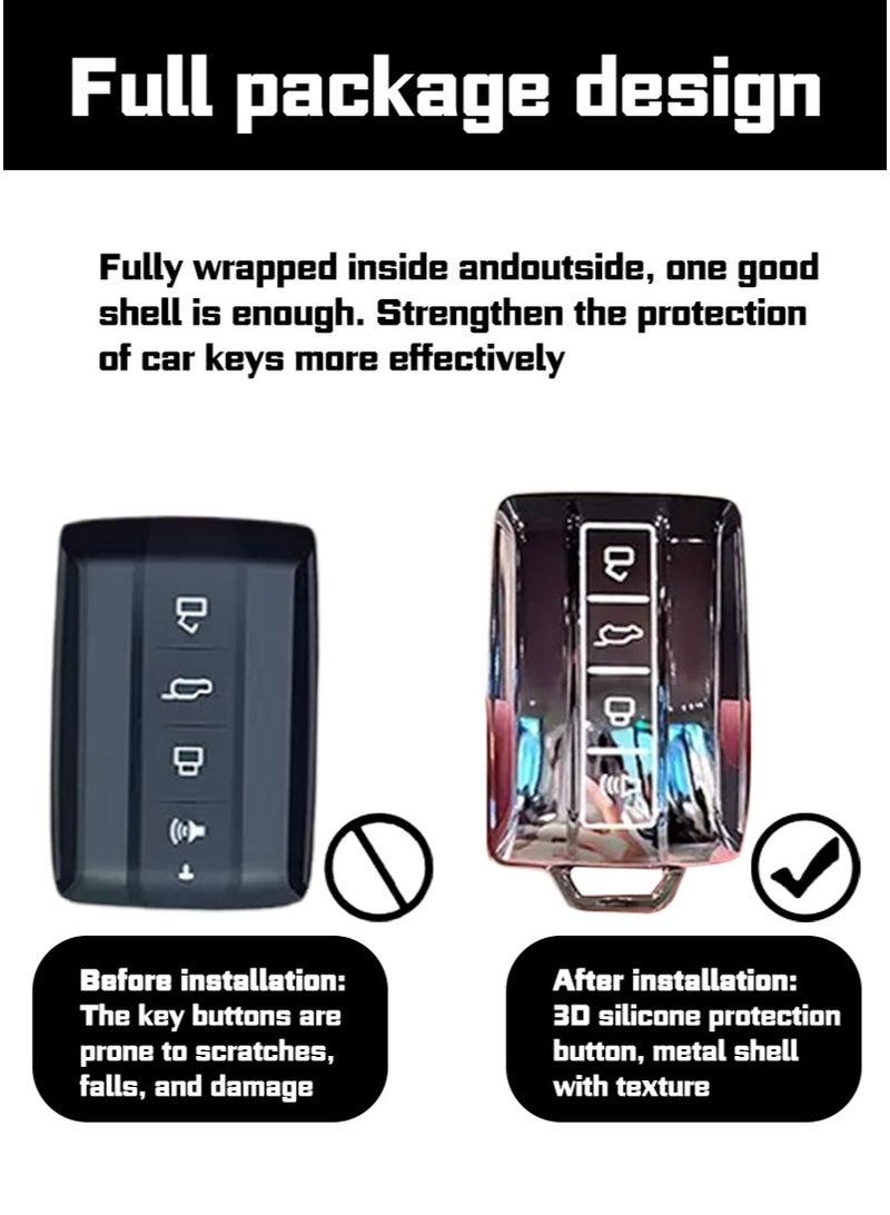 Suitable for tank car key protector, perfectly wrapping car keys, completely protecting car keys, wear-resistant, simple, elegant, fashionable and beautiful. - Image 2