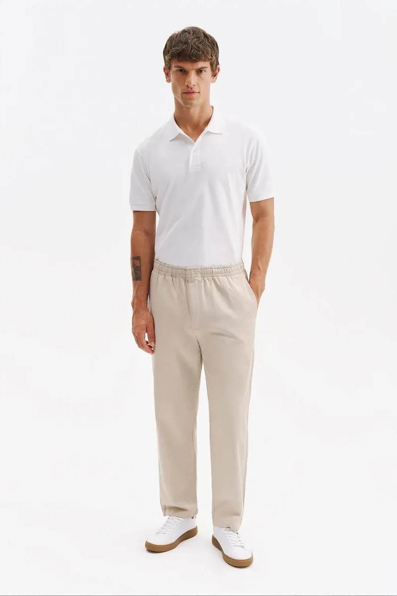 GIESTO Men's Cotton Stretch Suit Pants