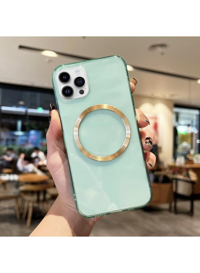 S-TOP Case For iPhone 12 Pro CD Texture MagSafe TPU Phone Case - Image 1