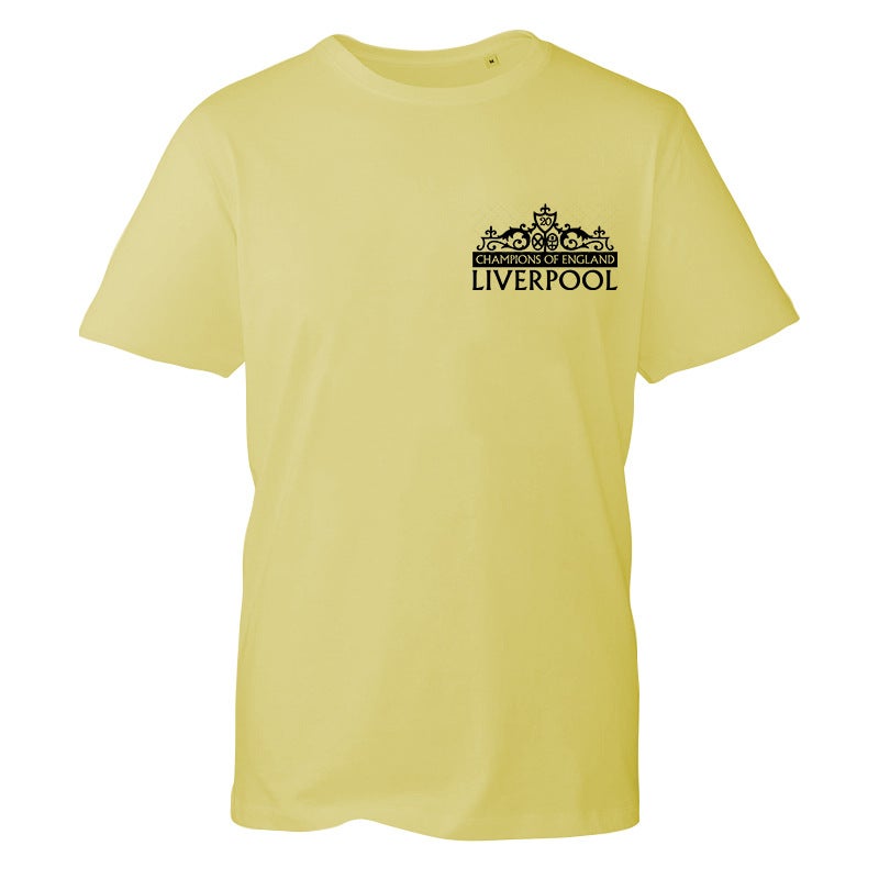 Champions Of England Liverpool Printed Loose T-Shirt Men And Women Casual Short Sleeve - Image 1