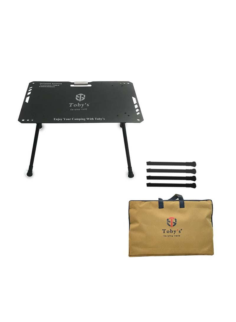 توبيز موقد غاز تخييم محمول 2900 واط من توبـي مع إشعال أوتوماتيكي وطاولة ألومنيوم قابلة للطي بارتفاع قابل للتعديل ودعم ثابت وسهل الحمل للاستخدام الخارجي - Image 4
