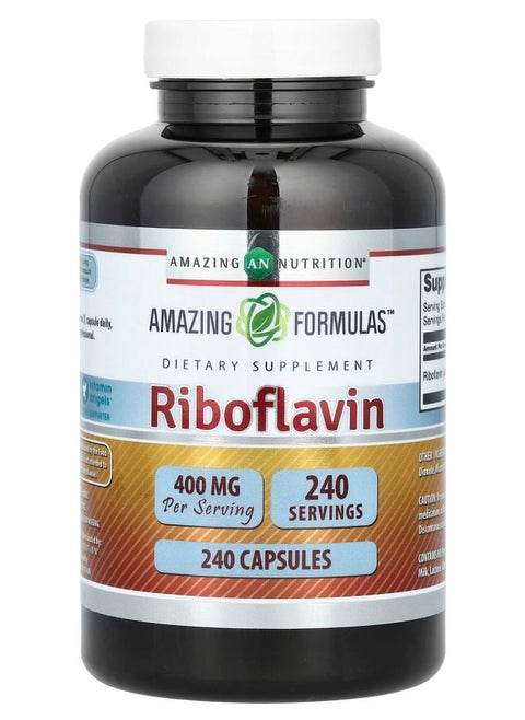 Riboflavin 400 mg 240 Capsules