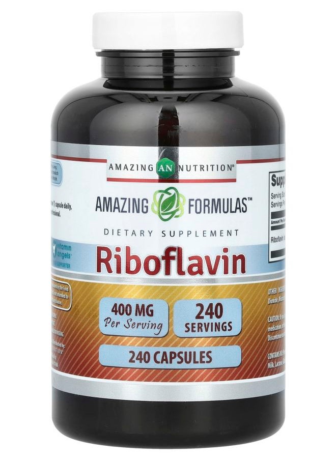 Riboflavin 400 mg 240 Capsules