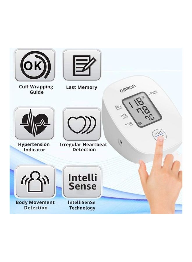 Omron M2 Basic Automatic Upper Arm Blood Pressure Monitor - Image 3