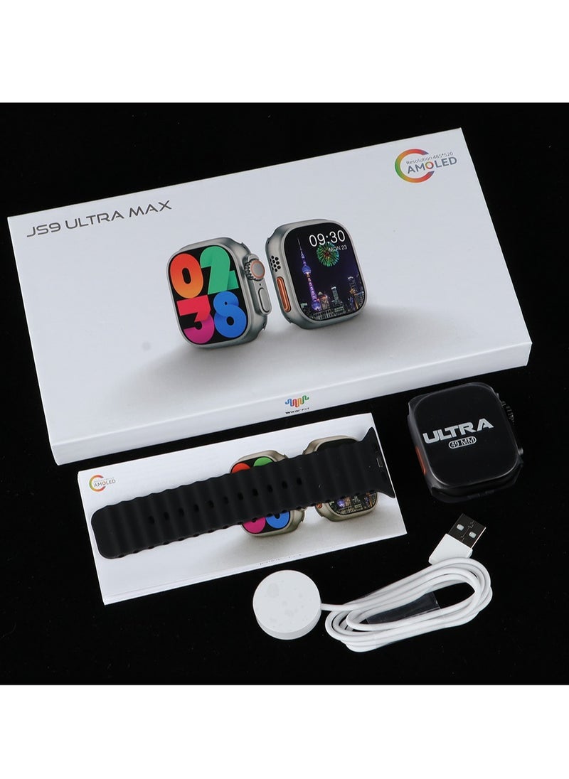 JS - JS9 Ultra MAX Smart Watch 49mm Wristwatch 2.2 Inch Bluetooth Watch - Image 1