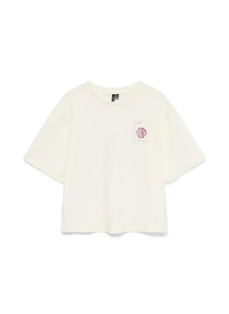 فيرو مودا Vmtrine Thilde Short Sleeve T-Shirt