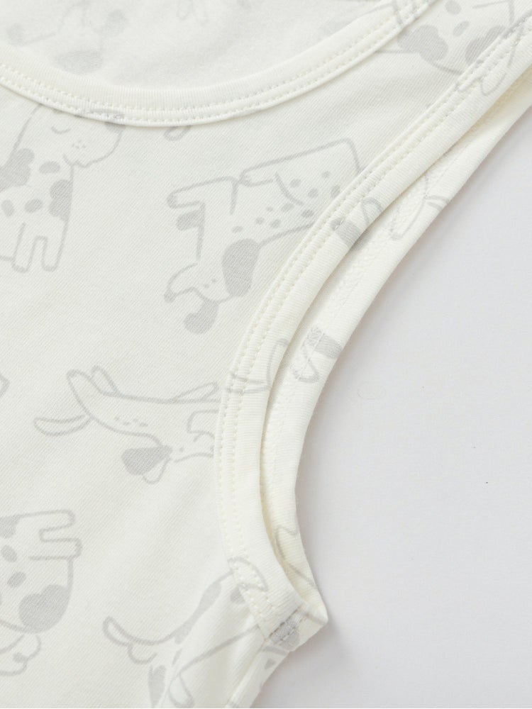 بالابالا طقم فانيلات قطنية بدون أكمام من قطعتين للأولاد - Image 5