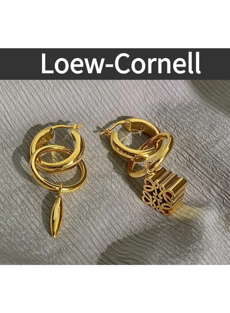 Loew-Cornell Spanish Luxury Style Graphic Single Earring Gold - Image 3