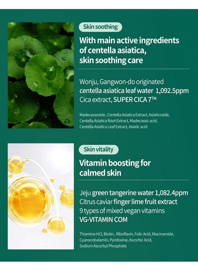 COSNORI Cica & Vita Daily Pure Mask Vegan Daily Mask Sheet Convenient & Quick Soothing Vitality Boosting Care 100% Pure Lyocell Sheet 30 Sheets/11.8 Fl Oz - Image 4