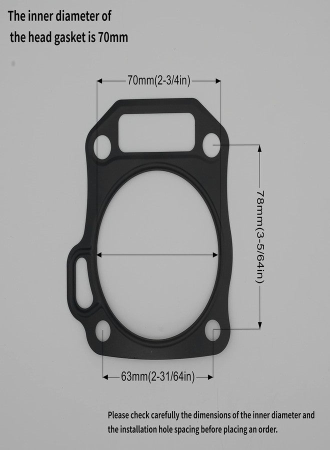 Strongthium Non Hemi Gasket Set Kit for Predator Tillotson Lifan Ducar Locin Lifan 210 212 213 224 Mini Bike Go Kart Engine Upgrade Rebuild 212cc 224cc - Image 2