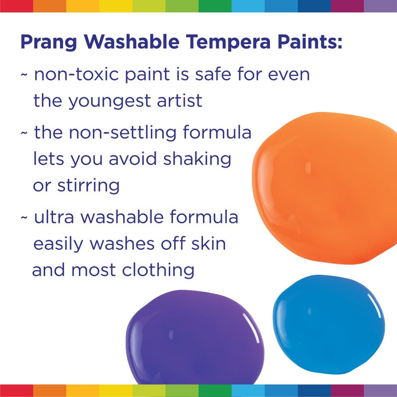Prang Washable Tempera Paint, White, 16 Oz., 1 Count - Image 4