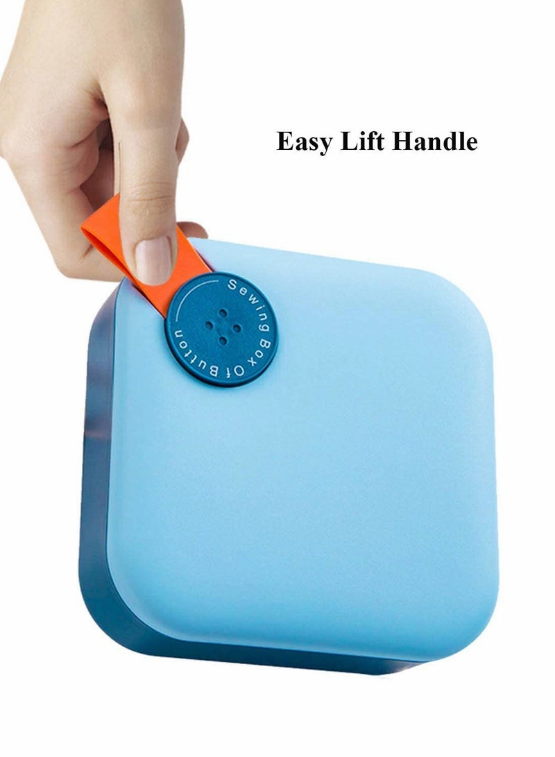 Excefore Sewing Kit, Sewing Kit for Adult, Sewing Kit for Home, Sewing Kit Box for Easy Carrying and Storage,Suitable for Student,Travel,Home Sewing Set for Beginners, Blue - Image 4