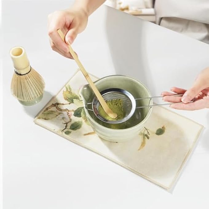 NIUB Matcha Set 8 Pcs Japanese Matcha Bowl Set With Whisk And Tea Scoop  Traditional Matcha Kit For Authentic Matcha Preparation Perfect For Gift - Image 5