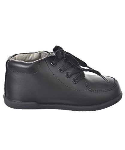 Josmo Boys' Daniel First Walker Shoe, Black, 4 Wide US Toddler - Image 5