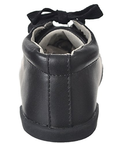Josmo Boys' Daniel First Walker Shoe, Black, 4 Wide US Toddler - Image 4