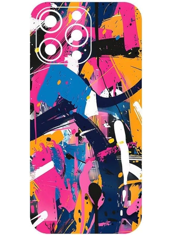 148 ملصق حماية خلفي للهاتف المحمول من Graffiti لهاتف Iphone 16 Pro Max ليس غطاء حماية