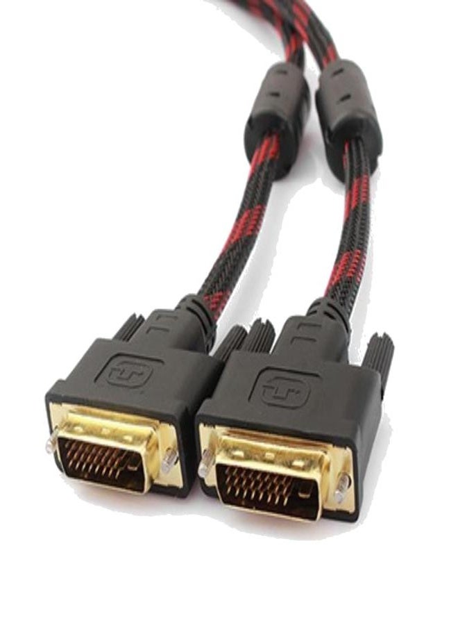 فوجيشكا كابل 24+1 DVI إلى DVI بطول 3 متر – لنقل الفيديو عالي الدقة – متوافق مع الشاشات وأجهزة الكمبيوتر والتلفزيون  - Image 3