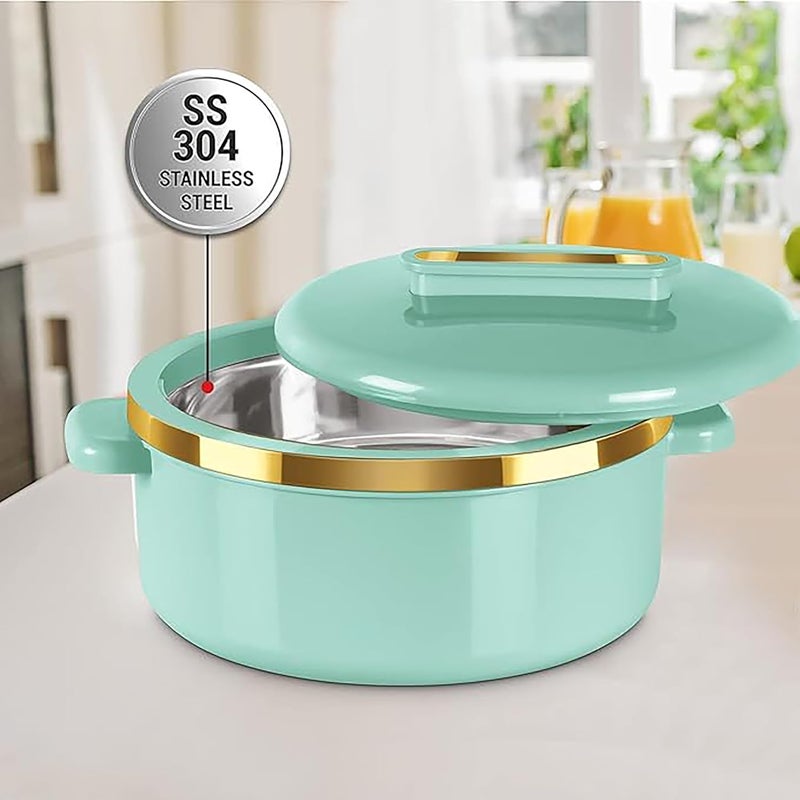 Milton Curve 1000 Casserole Hot Pot - Light Green/Ivory - Image 3