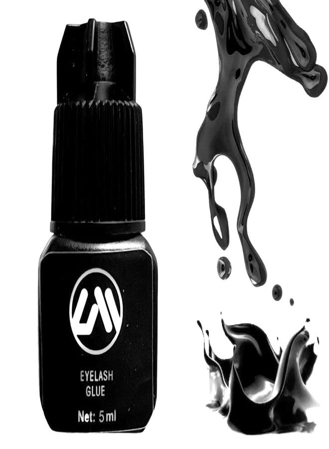 بيد غراء BID لتطويل الرموش الدائمة، ٥ مل / وقت جفاف ٠٫٥ ثانية / ثبات يدوم ٧-٨ أسابيع / قوة التصاق فائقة / للاستخدام الاحترافي فقط، لاصق أسود، مقاوم للماء والزيوت / قوة تثبيت هائلة - Image 1