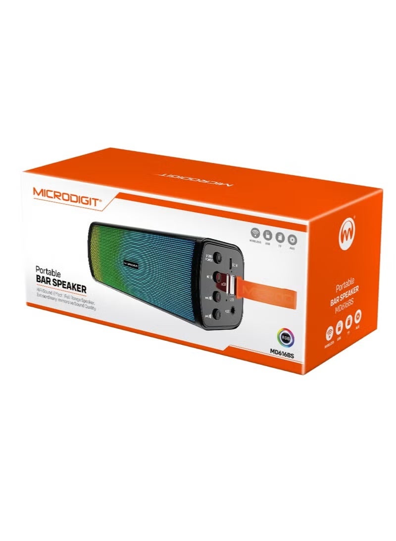 Microdigit مكبر صوت بار محمول بلوتوث متميز مع جودة صوت غامرة استثنائية - Image 5